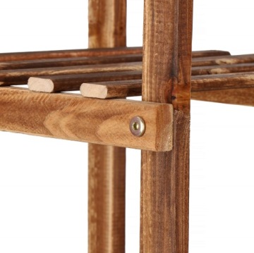 БОЛЬШАЯ ДЕРЕВЯННАЯ КЛУМБА ПОДСТАВКА ДЛЯ РАСТЕНИЙ 5 ЯРУСОВ СТОЯЧИЙ КНИЖНЫЙ ШКАФ