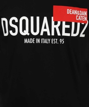 DSQUARED2 włoski t-shirt cool fit NERO ORYGINALNA
