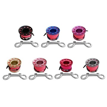 Катушка Underwater Wreck Cave с черной защелкой из нержавеющей стали