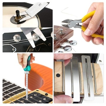 ПОЛНЫЙ НАБОР ДЛЯ ЧИСТКИ ФАЙЛОВ ДЛЯ РЕМОНТА ГИТАРЫ