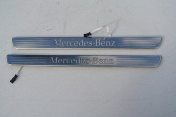 MERCDES W176 LISTWY PROGOWE LED