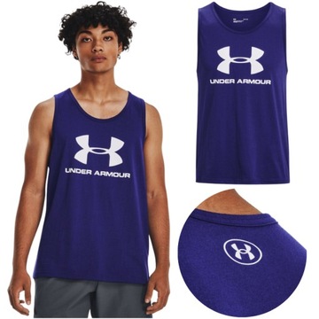 tank top męski koszulka treningowa under armour