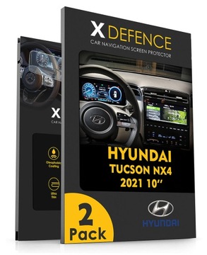 2w1 SZKŁO OCHRONNE NA NAWIGACJĘ EKRAN DO HYUNDAI TUCSON NX4 2021 10