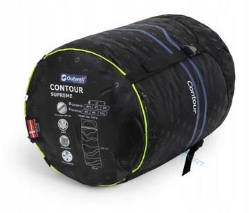 ТЕПЛЫЙ СПАЛЬНЫЙ МЕШОК OUTWELL CONTOUR SUPREME До -20 градусов