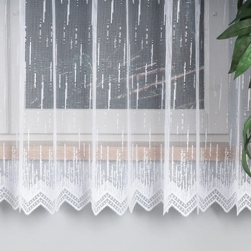 Firanka metrażowa salon kuchnia żakard wys.180cm