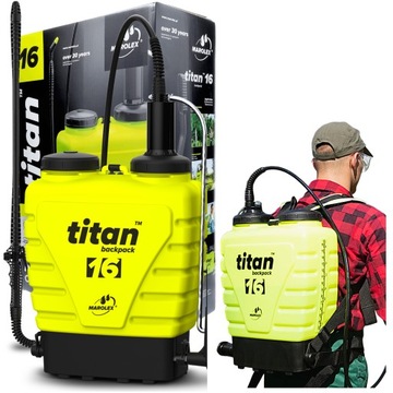 OPRYSKIWACZ PLECAKOWY CIŚNIENIOWY MAROLEX TITAN 16L SOLIDNY PROFESJONALNY
