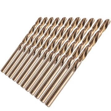 ZESTAW 11 WIERTEŁ KOBALTOWYCH METAL HSS 3-13 mm