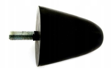 ODBÓJ ODBOJNIK GUMOWY STOŻKOWY ZE ŚRUBĄ M12 90x75MM DO PRZYCZEP