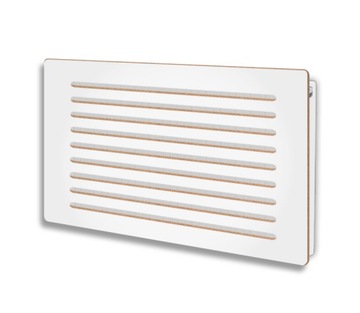 Osłona maskownica grzejnika 68x49 cm biała M10+