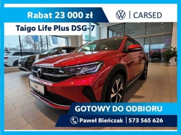 Volkswagen T-Cross SUV Facelifting 1.0 TSI 115KM 2026 Volkswagen Taigo Life PlusTSI 116KM DSG7 /Kamera/