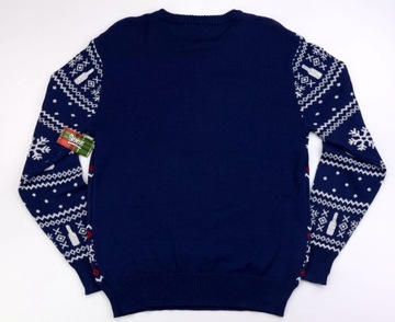Sweter męski bluza $60 Buweiser Beer Piwo Skarpeta świąteczna Kieszeń Haft