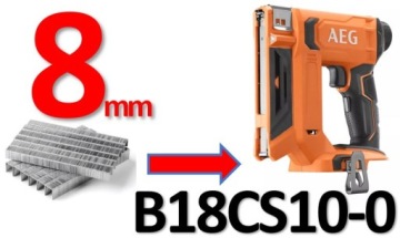 Оловянные скобы длина=6мм для степлера AEG 18V B18CS-0 6-14мм 4935480969