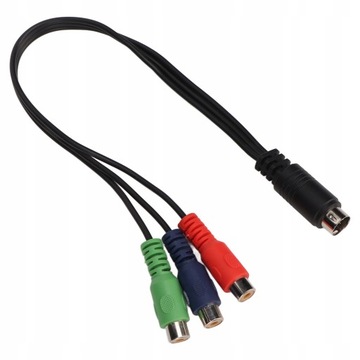 9-контактный кабель MINI DIN на 3 RCA 9-контактный кабель MINI DIN