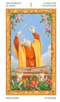 ИГРОВЫЕ КАРТЫ ТАРО БЕЛЫХ КОТОВ НАБОР КАРТ ТАРО БЕЛЫХ КОШЕК