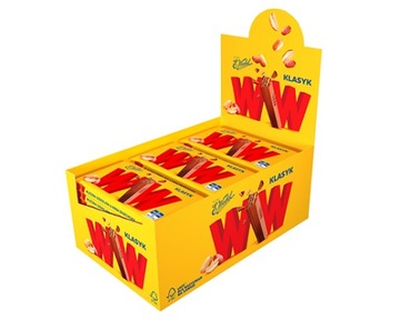 Wafle WW E.Wedel w mlecznej czekoladzie (24 batony x 47 g)