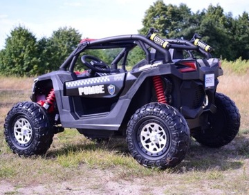 МЕГА БАГГИ UTV POLICE TURBO R FOX ДЛЯ 2 ДЕТЕЙ 4X