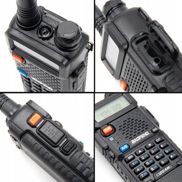 Krótkofalówka Baofeng UV-5R 10W 8800mAh czarny