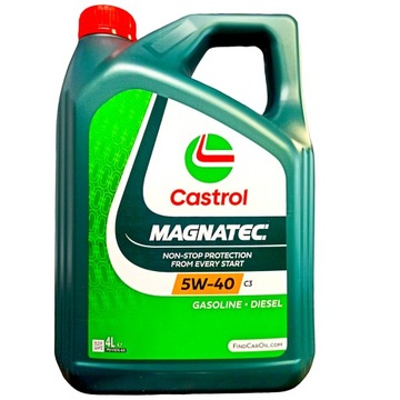 CASTROL 5W40 MAGNATEC 4L C3 BENZYNA ORYGINALNY