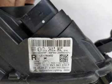 Лампа Full Led Fabia правая 6V1941016F