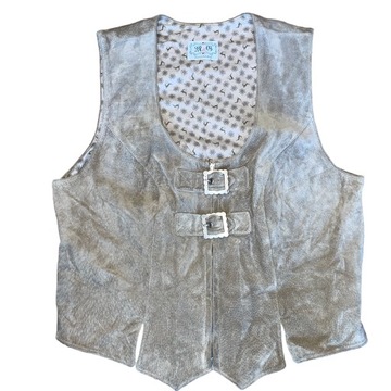 M&S BAWARSKI TOP GORSET 100% SKÓRA Rozm. 42