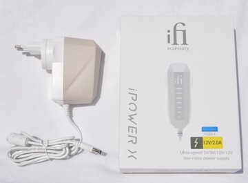 iFi Audio iPower X 12V/2.0A REDUKCJA SZUMÓW CZYSTOŚĆ SYGNAŁU, LEPSZY DŹWIĘK