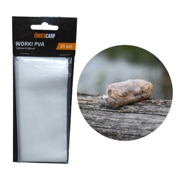 UNDERCARP Worki Pva 130mmx60mm ROZPUSZCZALNE W WODZIE NA ZANĘTĘ