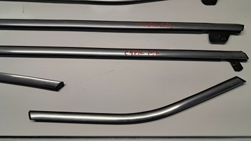 CITROEN C4 I Picasso короткая ХРОМИРОВАННАЯ ДВЕРНАЯ ПОЛОСКА + комплект передних стекол