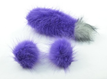 Украшение шлема - комплект ШАРИКИ + ХВОСТ