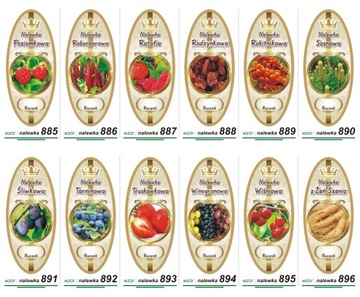 Наклейки Этикетки для ЛИКЕРОВ Водонепроницаемые