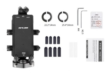 GUB P60 P-60 UCHWYT ROWEROWY MOTOCYKLOWY NA TELEFON DO KIEROWNICY OBRÓT 360