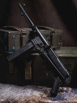ВИНТОВКА ШАРОВАЯ ПИСТОЛЕТА MP 40 ASG ИМИТАЦИЯ