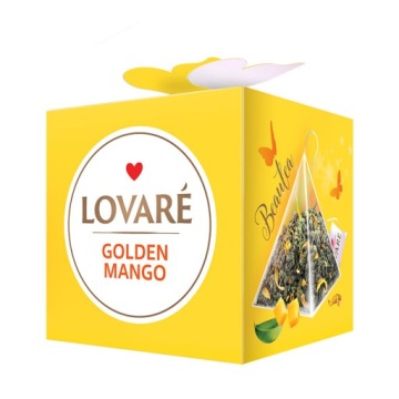 Lovare Butterfly Set Коллекция чаев 9 вкусов 45 пирамидок по 2 г Подарочный набор