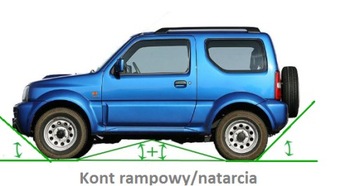 SUZUKI JIMNY 1998R–2017R БОДИ ЛИФТ 50MM ЛИФТ 2 ЦЕЛОЕ ВИНТЫ KLASY 10.9  фото 9