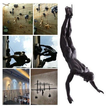 Nordic Retro Resin Climbing Man ręcznie