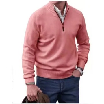 Autumn Winter Men's Wool Warm Long Sleeve Sweater