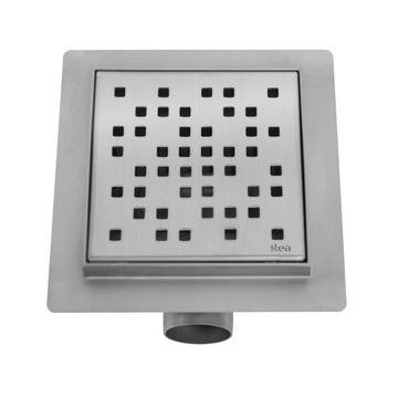Dots Linear Drain 120X120 Матовый никель