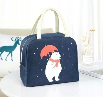 Термосумка LUNCH BOX, завтрак на обед, фрукты