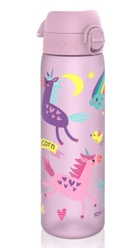 Butelka Ion8 I8RF500PPRAINB 500 ml różowa jednorożce