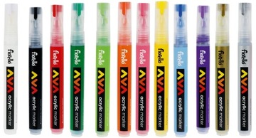 Акриловый маркер MARKERS акриловые маркеры 12 цветов