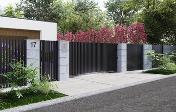 Блок заборный архитектурный бетонный для заборов 50х30х20