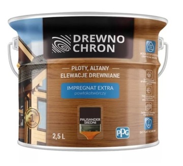 Drewnochron Impregnat Extra 2,5L PALISANDER ŚREDNI