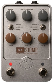 Universal Audio UAFX OX Stomp Dynamic Speaker Emulator - Efekt gitarowy
