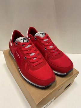Pepe Jeans Sneakersy Natch Male PMS30451 Red 255