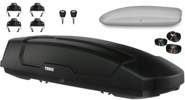 Box dachowy THULE Force XT Alpine CZARNY 420L + POKROWIEC BOKS BAGAŻNIK