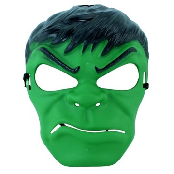 MASKA HULK AVENGERS na twarz bohater Karnawał FOTOBUDKA Wesele