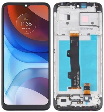 WYŚWIETLACZ EKRAN DOTYK Motorola E7 POWER RAMKA