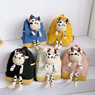 Childrenand#39;s Cute Cow Backpack School Bags