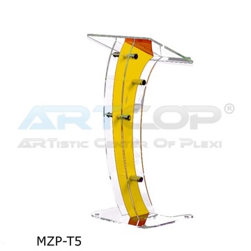 Mównica mobilna wodoodporna LEKKA MZP-T5 noga KOLOR