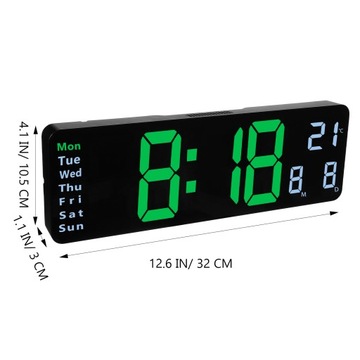 Дата и время Светодиодные цифровые часы Электронный календарь