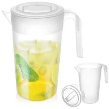 КУВШИН ДЛЯ СОКОВОЙ ВОДЫ 2Л С КРЫШКОЙ 2000мл PL